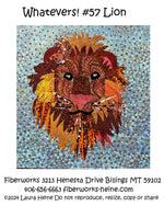 Whatevers! #57 Lion Collage Pattern by Laura Heine