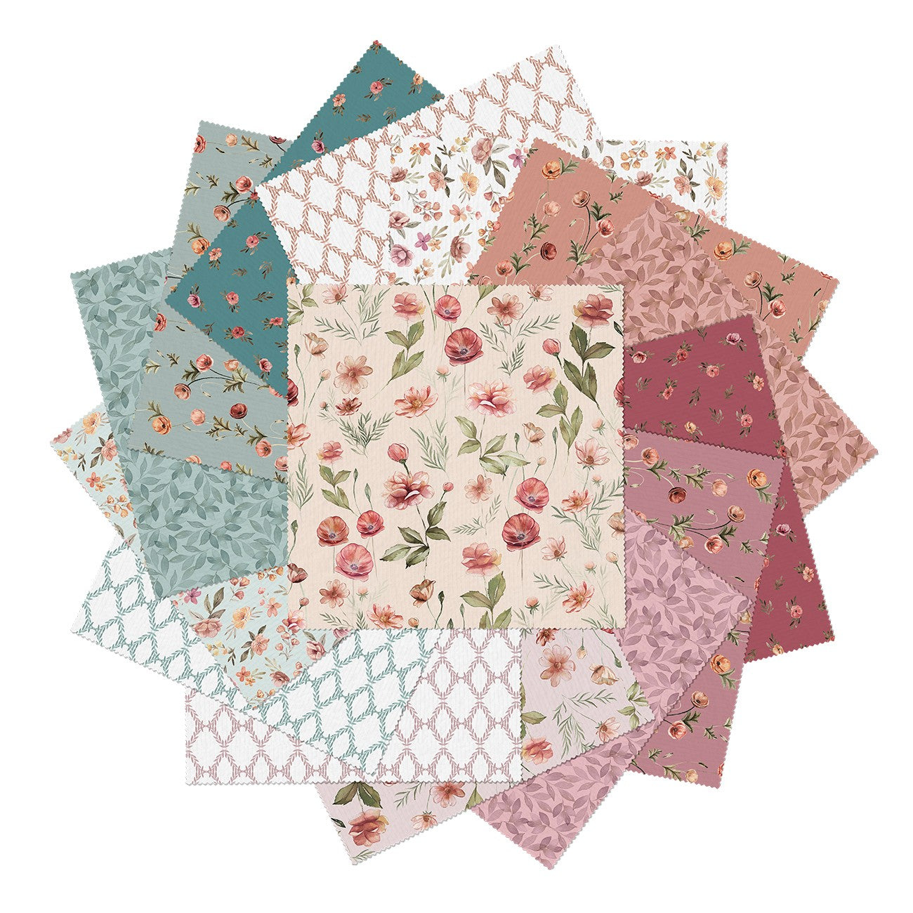 Garden of Affection 10in Squares