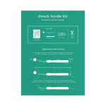 Punch Needle Kit Blooming Wildflowers