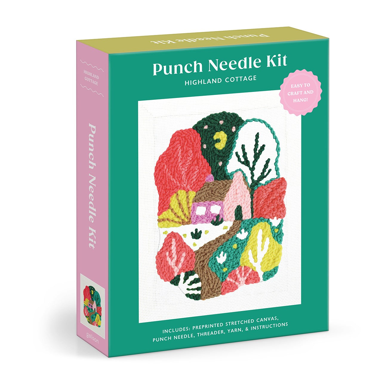 Punch Needle Kit Highland Cottage