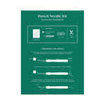 Punch Needle Kit Woodland Mushrooms