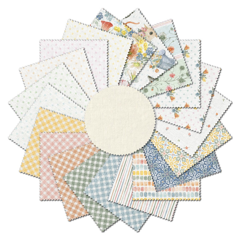 5in Squares Gardenscape, 42pcs/bundle