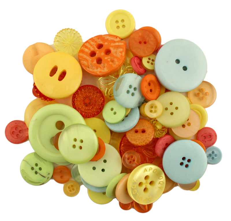 Button Grab Bag Citrus Colors