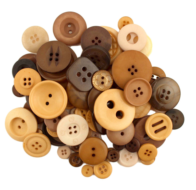 Button Grab Bag Cappuccino