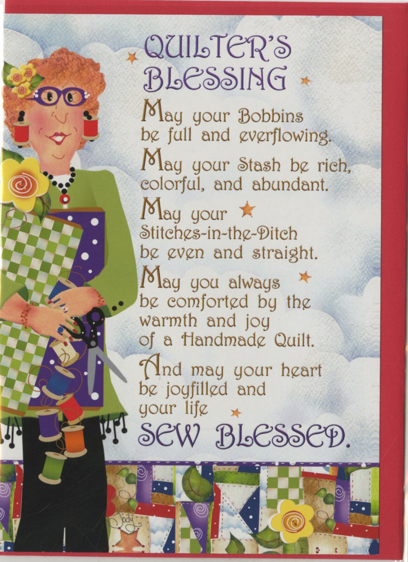 Quilters Blessing Greeting Card