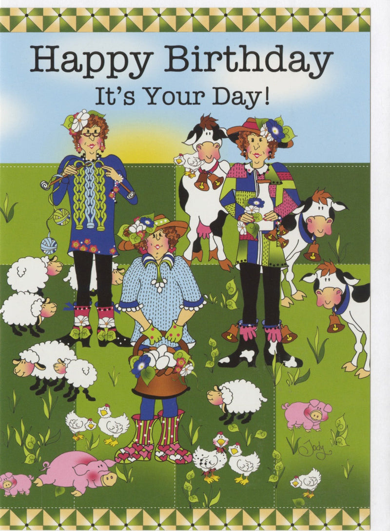 Greeting Card Happy Birthday Its Your Day