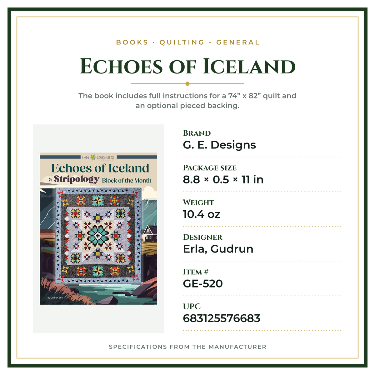 Product Specifications – Echoes of Iceland