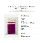 Product Specifications – G-Easy Ruler Stickers - Fruity Fiesta Palette