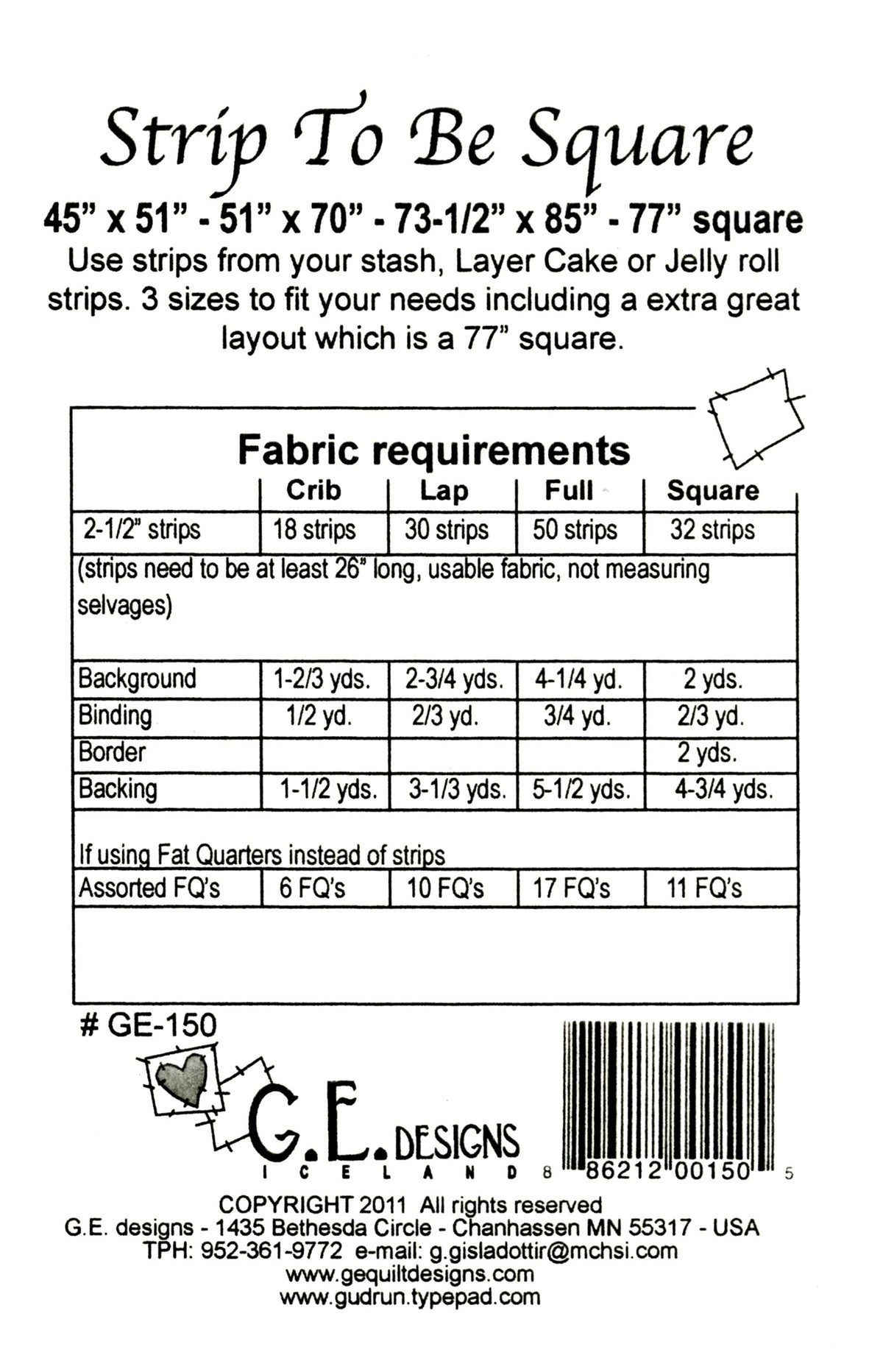 Strip To Be Square