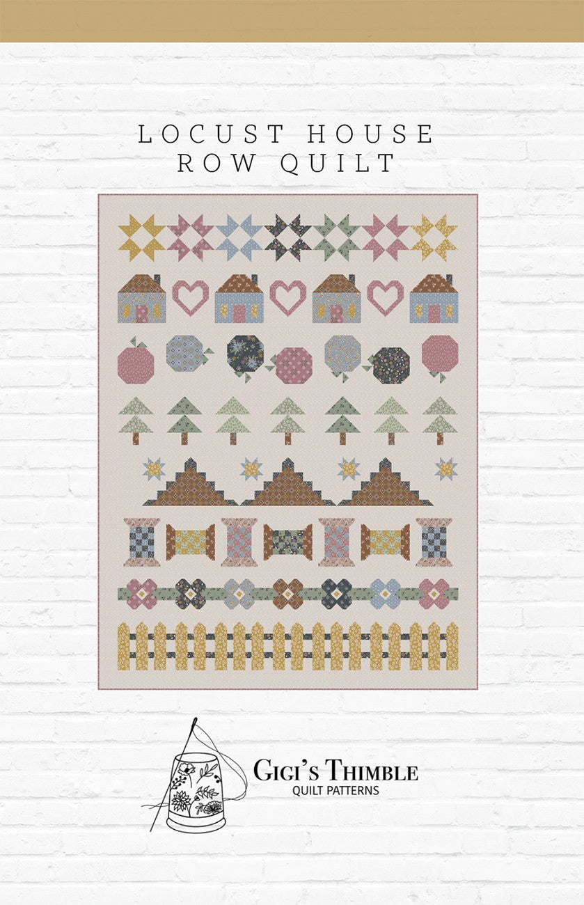 The Locust House Row Quilt