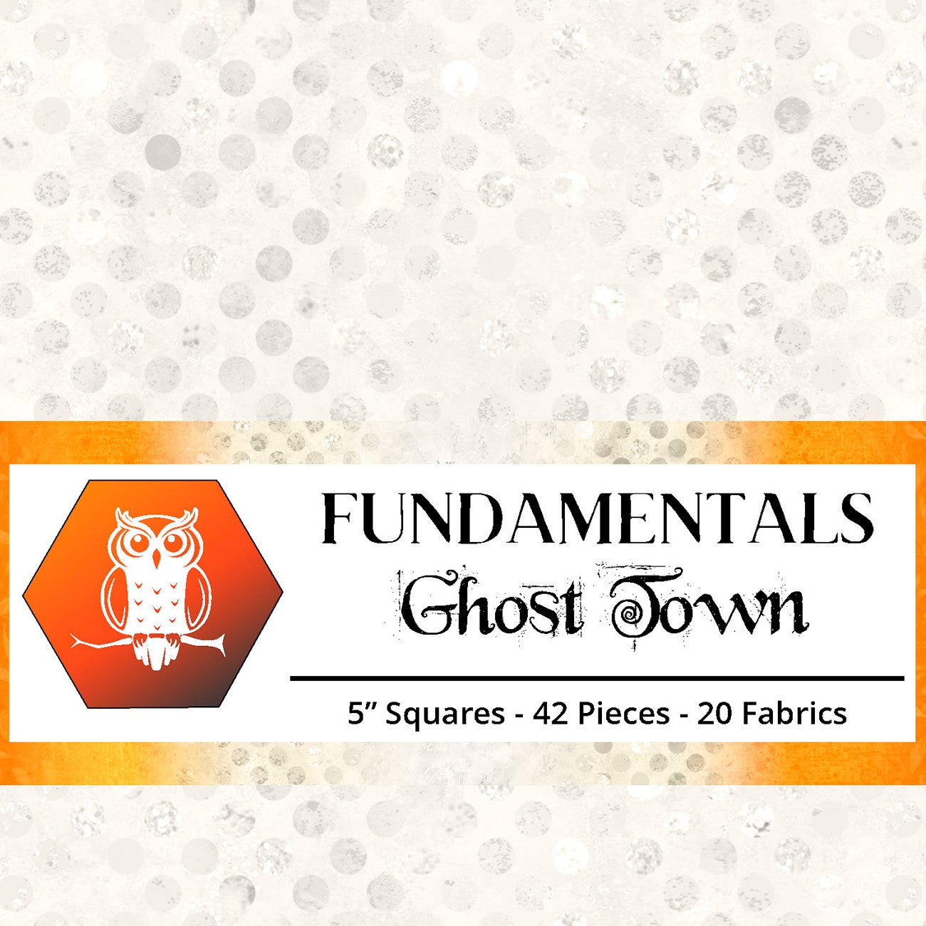 5in Squares Ghost Town 42pcs 2-4pcs of Each Print
