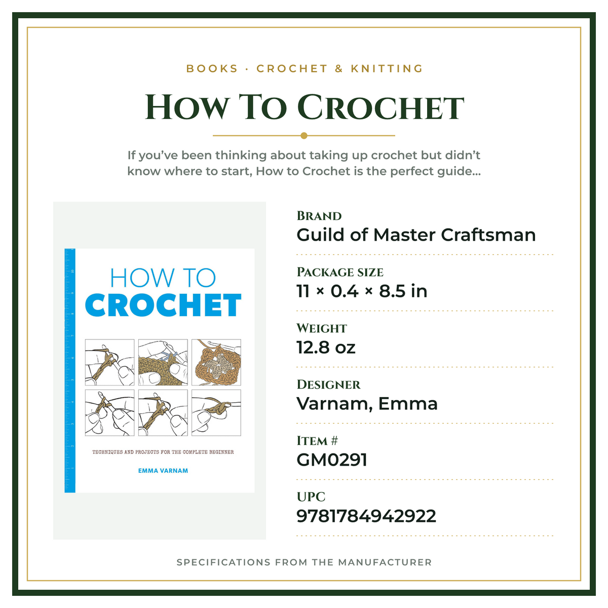 Product Specifications – How To Crochet