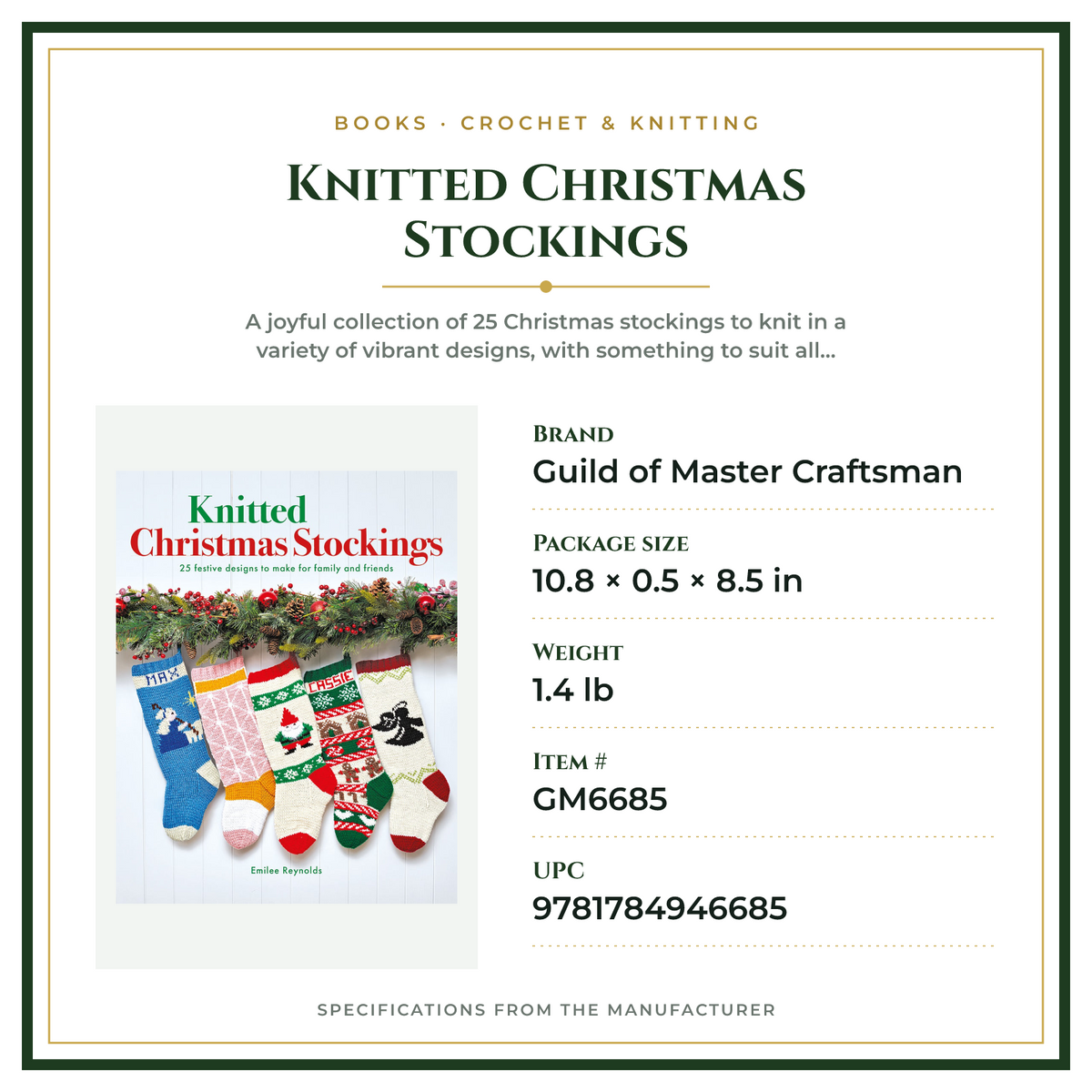 Product Specifications – Knitted Christmas Stockings