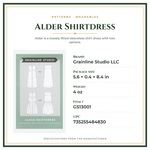 Product Specifications – Alder Shirtdress