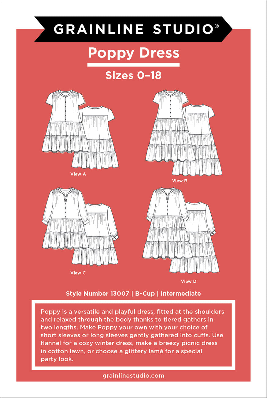 Poppy Dress Sizes 0-18