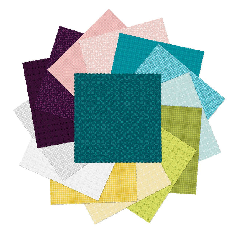 Garden Threads 10in Squares, 42pcs/bundle