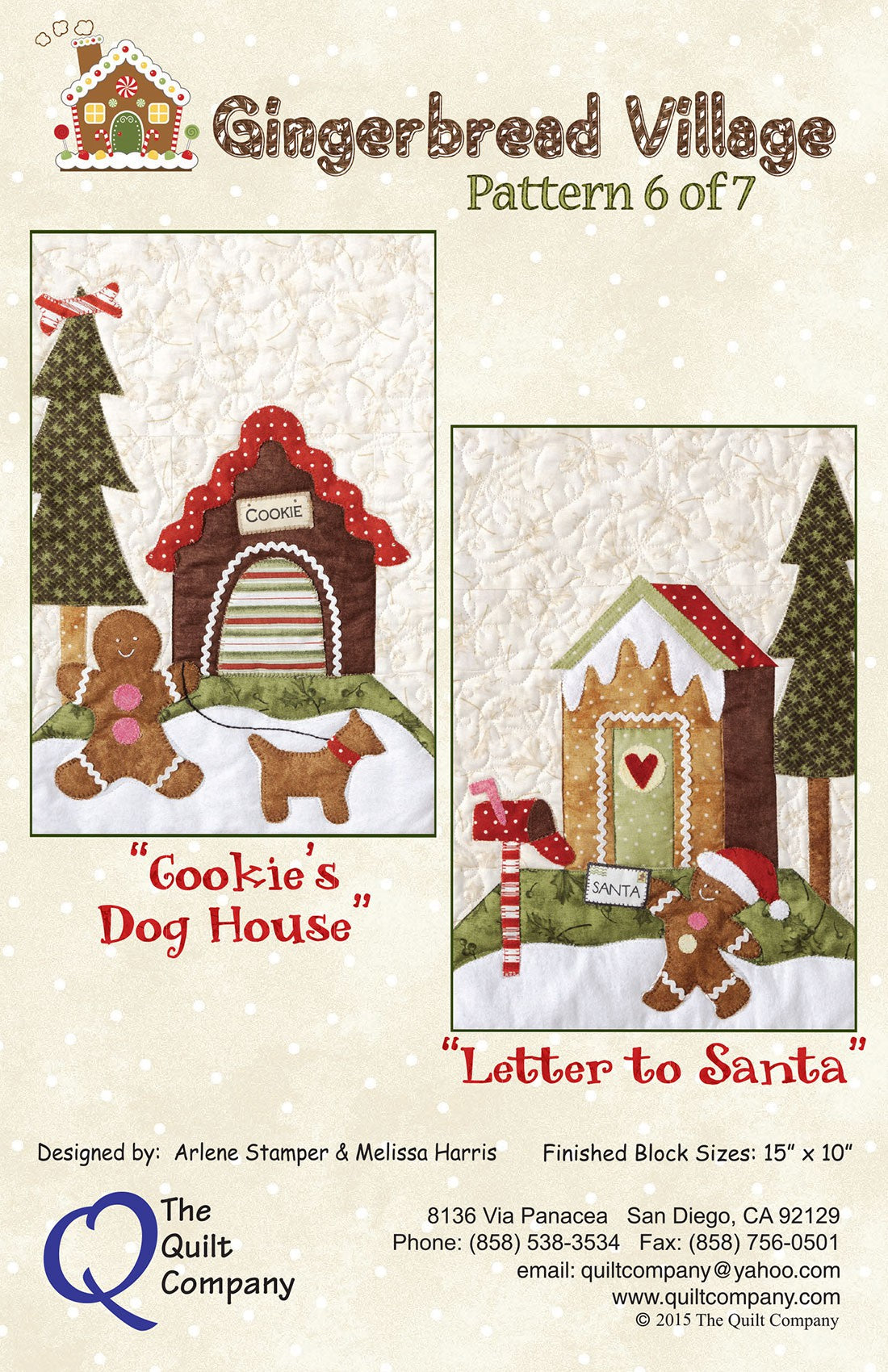 Gingerbread Village 6, Cookie?s Dog House & Letter to Santa