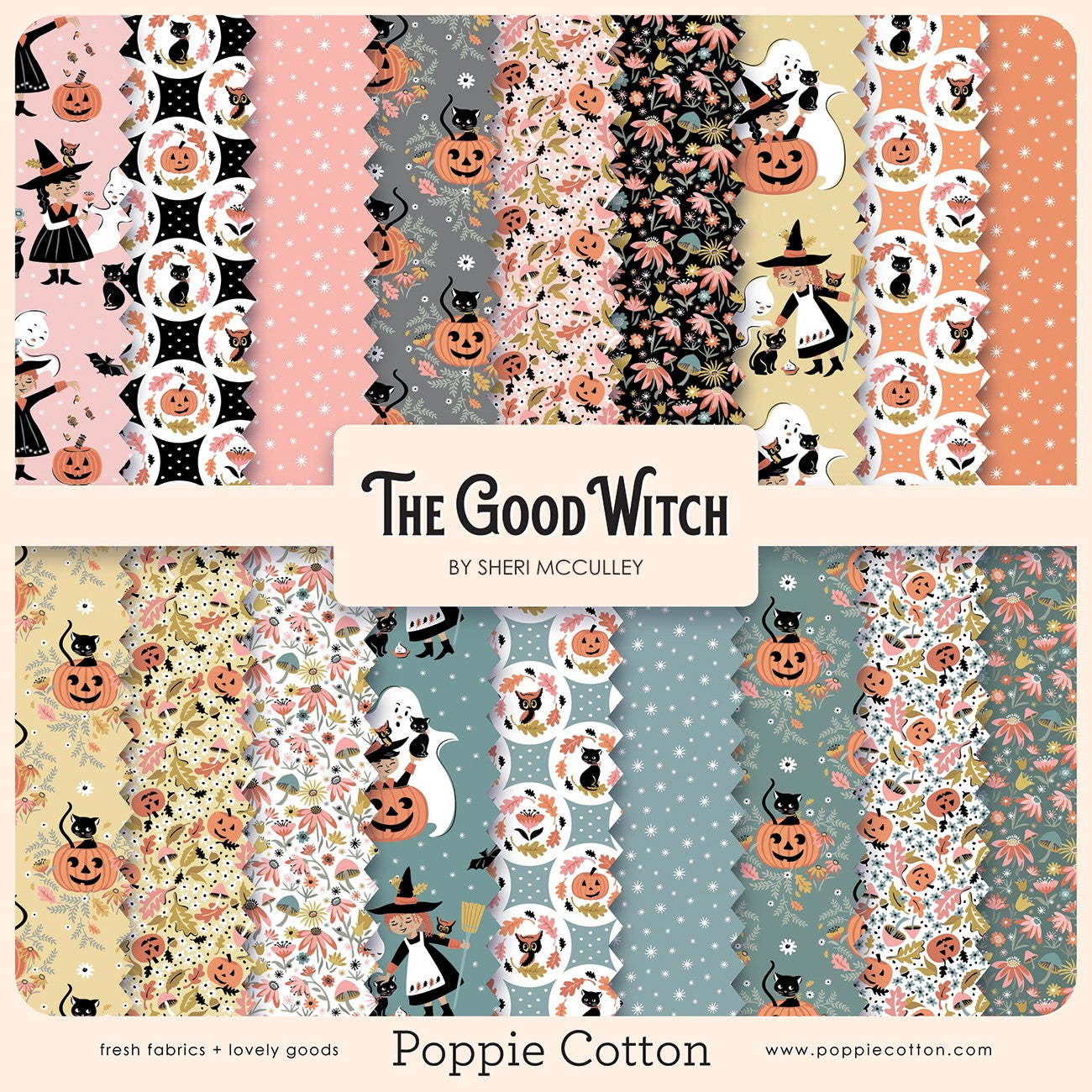 2.5in Strips, The Good Witch, 42pcs/bundle