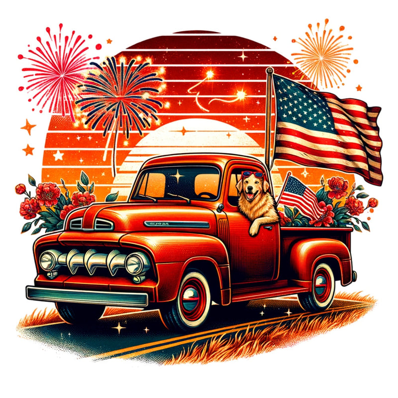 God Bless America Fabric Panel 6