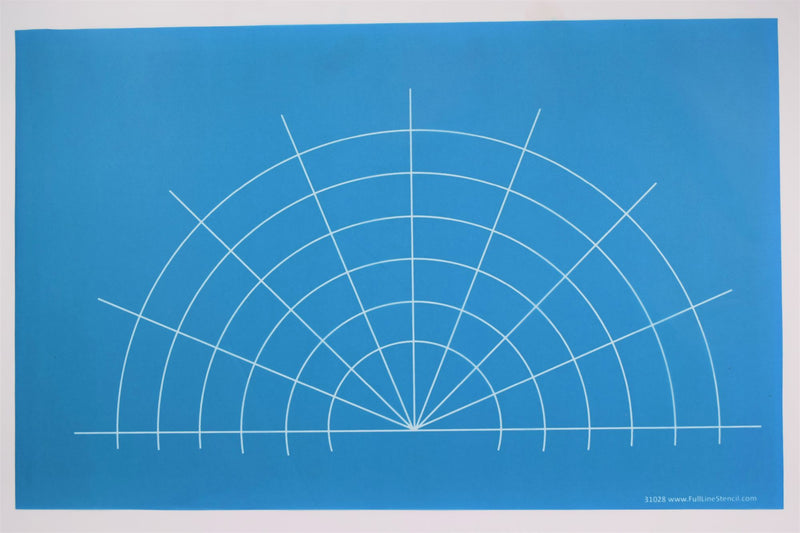 Mandala Guide Full Line Stencil