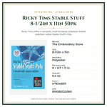 Product Specifications – Ricky Tims Stable Stuff 8-1/2in x 11in 50pk
