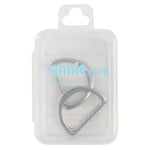 D Ring Flat 1in Nickel Set of Two