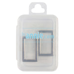 Rectangle Ring Flat 1in Nickel Set of Two