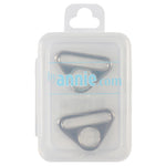 Triangle Ring Flat 1in Nickel Set of Two
