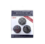 Sashiko & Embroidery Brooch A