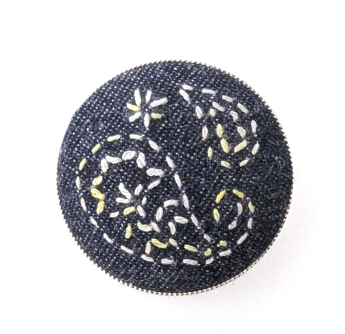 Sashiko & Embroidery Brooch A
