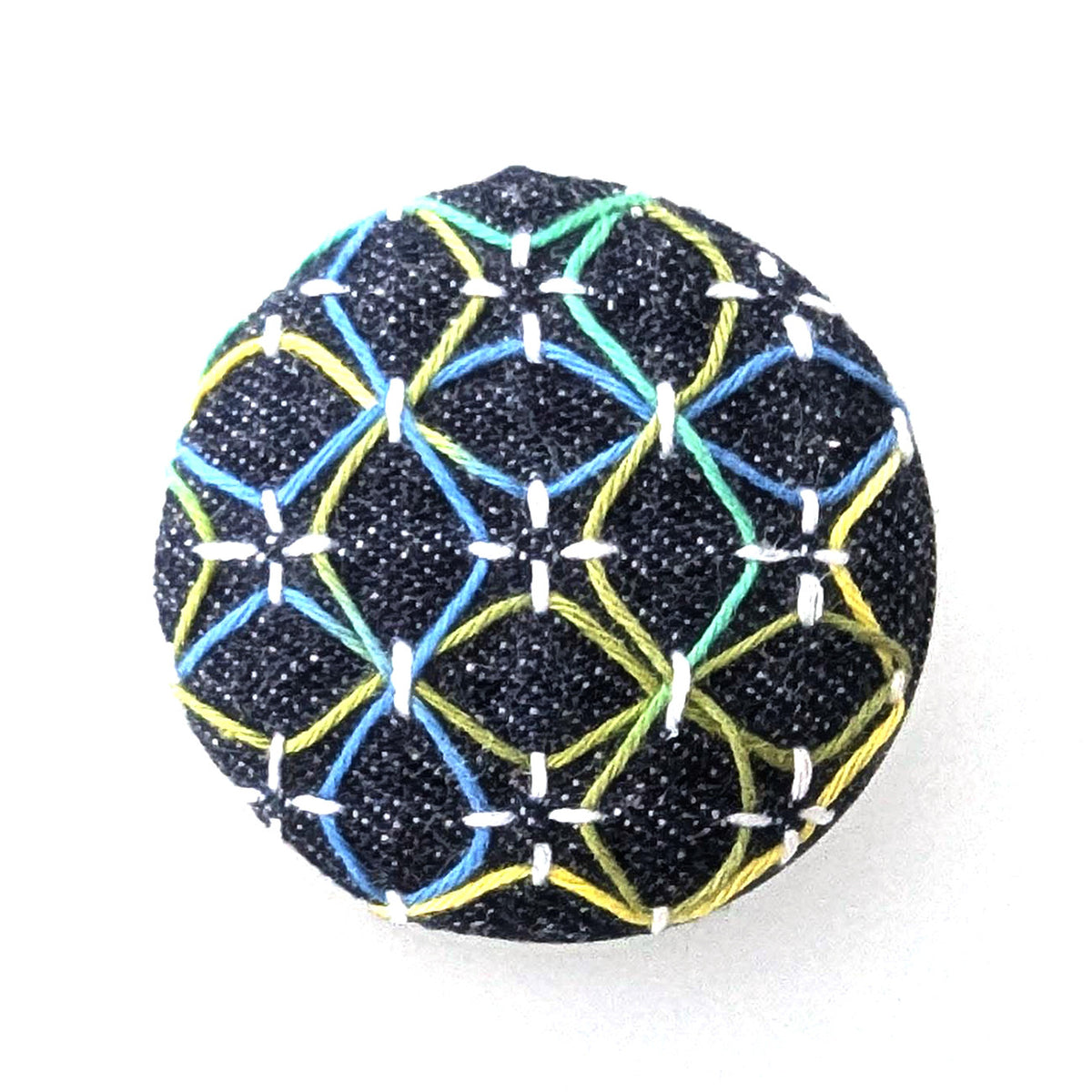 Sashiko & Embroidery Brooch B