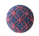 Sashiko & Embroidery Brooch B