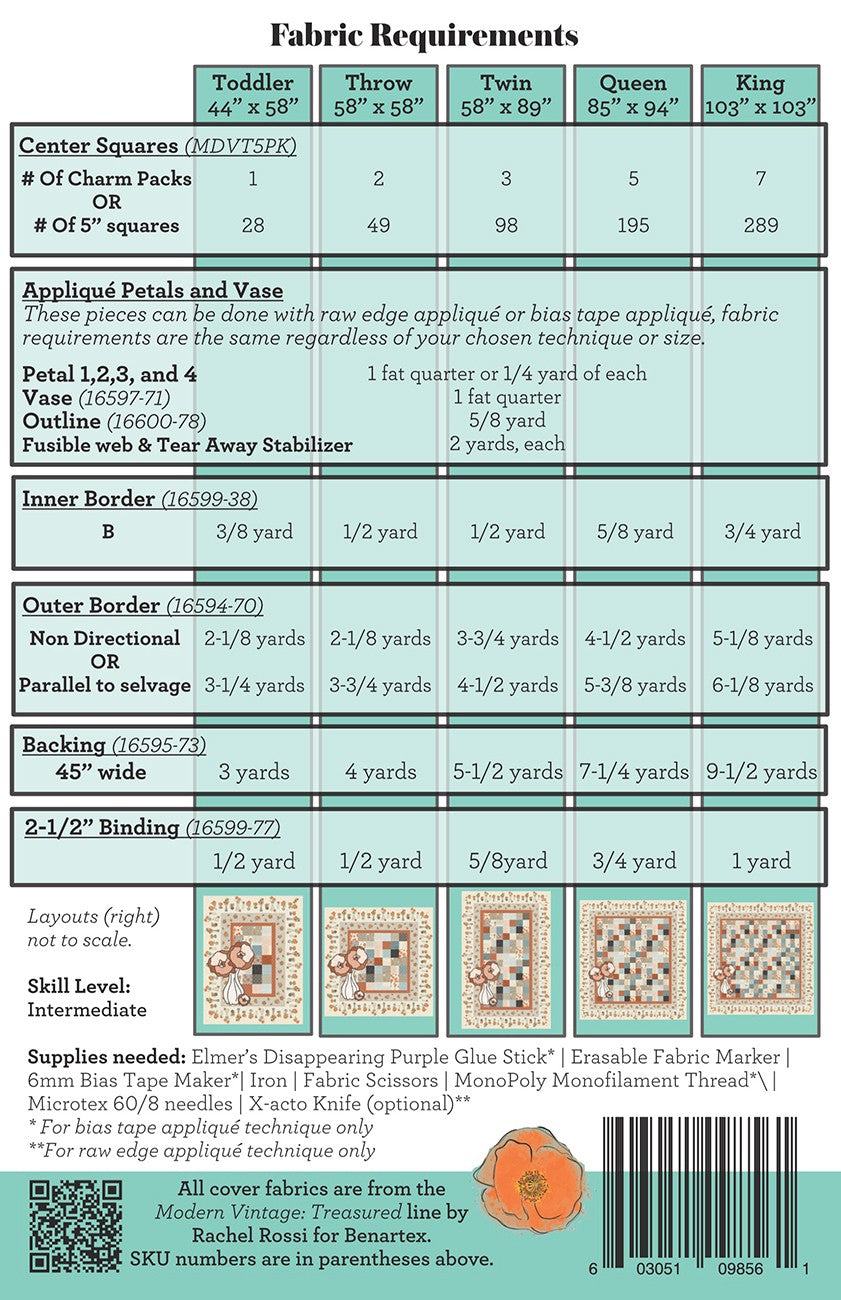 Poppy Patch Quilt Pattern