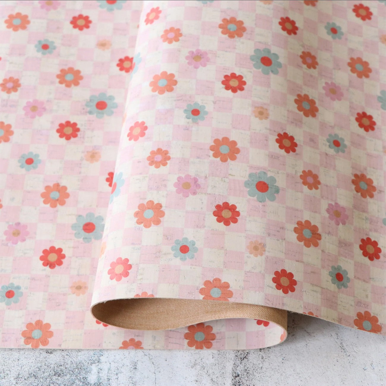 Daisy Check 1/2yds