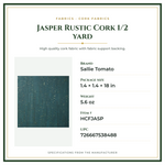 Product Specifications – Jasper Rustic Cork 1/2 yard