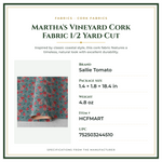 Product Specifications – Martha's Vineyard Cork Fabric 1/2 Yard Cut