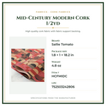Product Specifications – Mid-Century Modern Cork 1/2yd