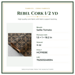 Product Specifications – Rebel Cork 1/2 yd