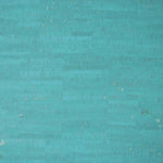 Turquoise Rustic Cork 1/2 Yard