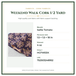 Product Specifications – Weekend Walk Cork 1/2 Yard