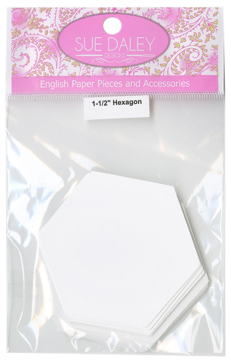 1-1/2in Hexagon Papers (100 pieces per bag)