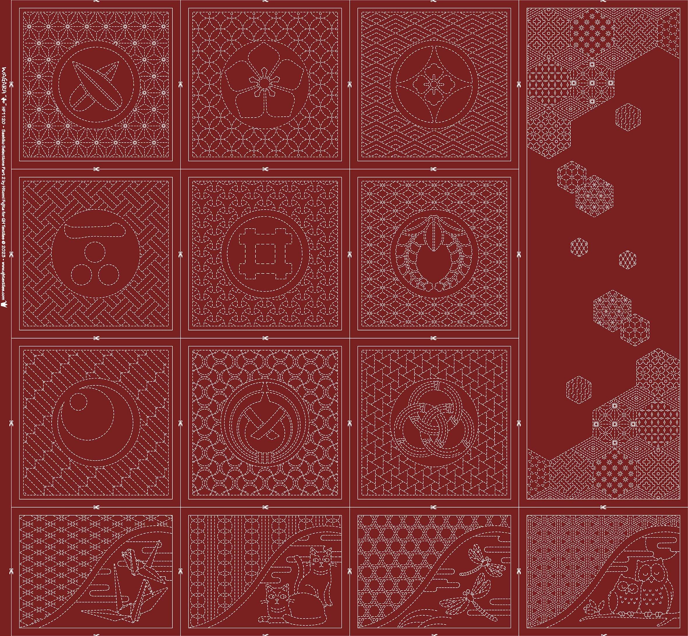 Sashiko Selections Part 2 Red