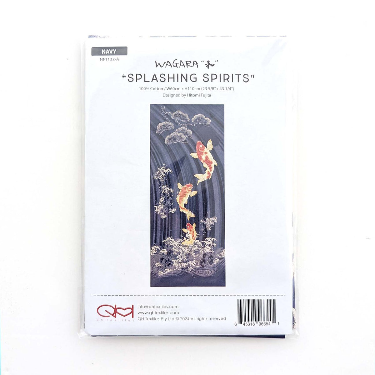 Wagara Panel Splashing Spirits Navy