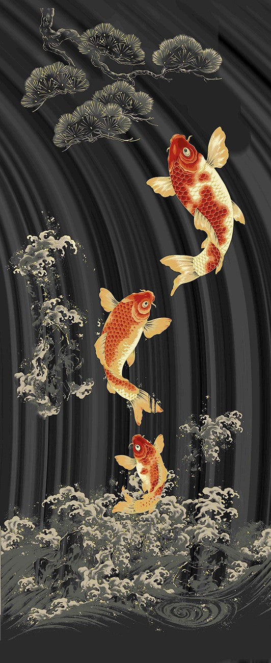 Wagara Panel Splashing Spirits Black