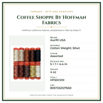 Product Specifications – Coffee Shoppe By Hoffman Fabrics