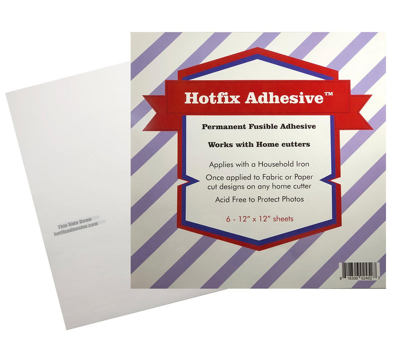 Hotfix Fabric to Fabric Adhesive 12in x 12in 6pk