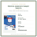 Product Specifications – Hotfix Adhesive Inkjet Sheets