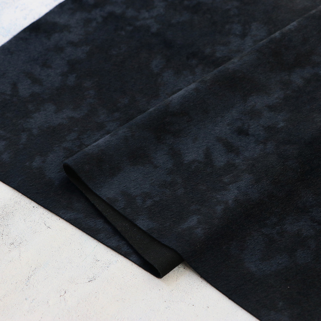 Tie Dye Tonal Midnight Faux Fur 1/2yd