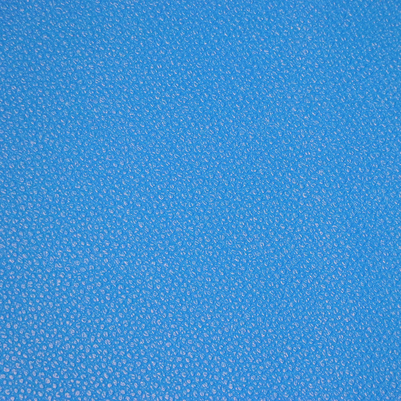 Electric Blue Pebble Faux Leather 1/2 Yard