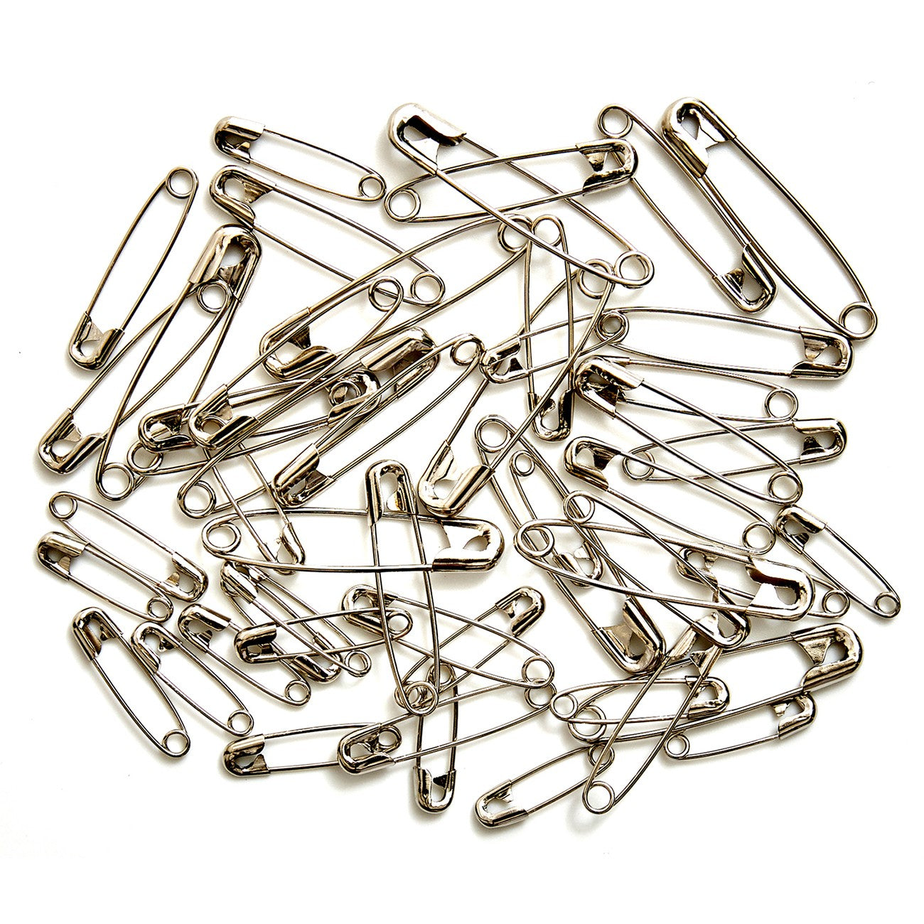 Safety Pins in Glass Jar 50ct